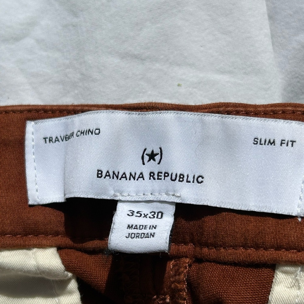 Banana Republic Brown Slim Fit Chino Pants